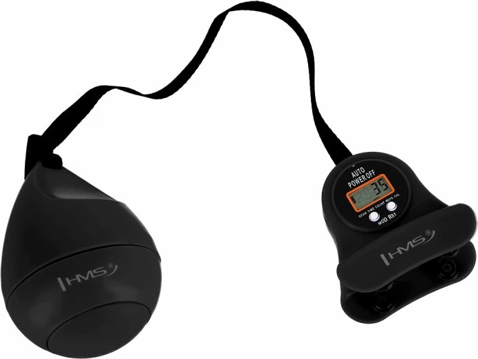 Hula hop me magnet e peshë HMS HHM13, zi/ari