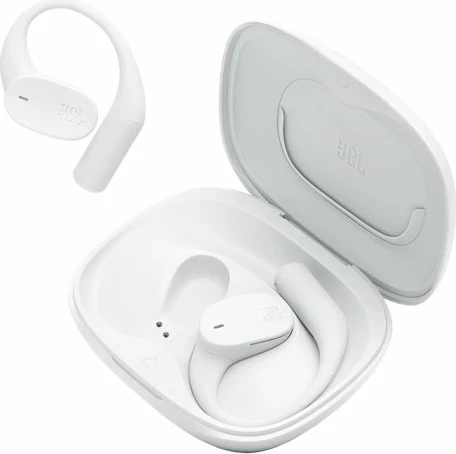 Kufje JBL Sense Lite True Wireless, 32 orë, IP54, me kuti karikimi, të bardha