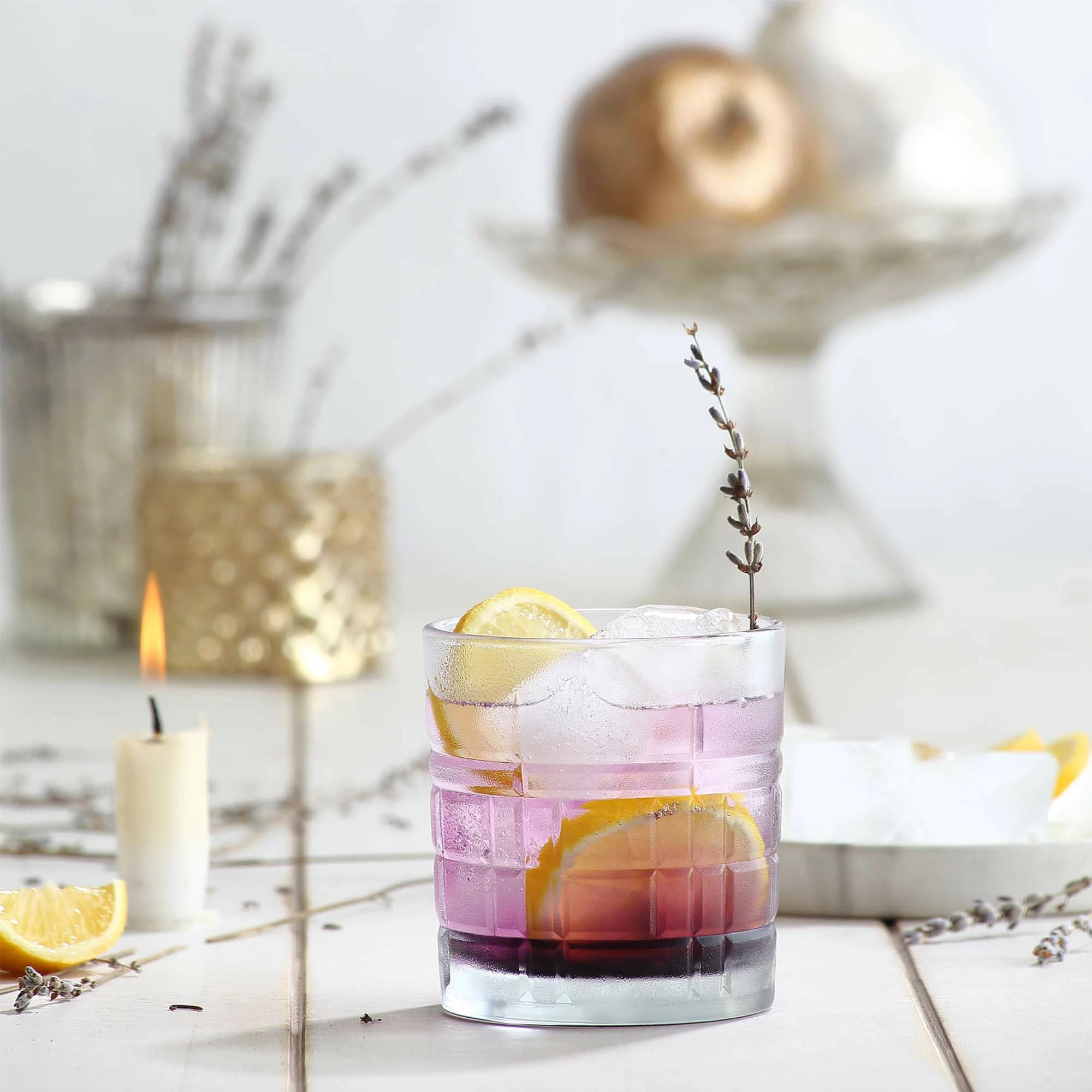 Gotë uiski LAV Glasgow 325 ml, transparente, set 12 copë