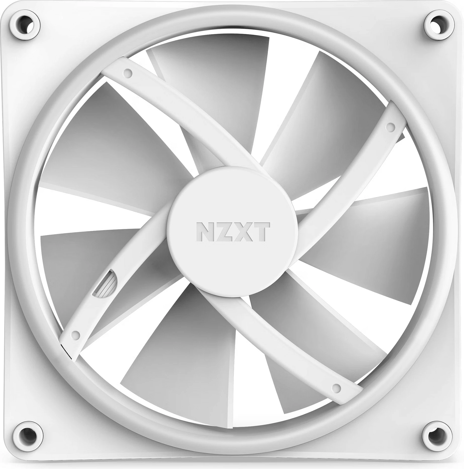 Fan NZXT F140 RGB DUO 140mm, 500-1800 RPM, i bardhë