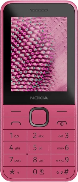 Celular me butona Nokia 225 TA-1610 (2024) Dual SIM 4G, ekran 2.4\", bateri 1450 mAh, rozë