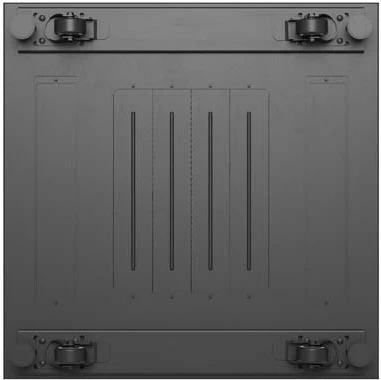 Kabinet rack LANBERG 19" 18U 600x600, me derë xhami, i zi