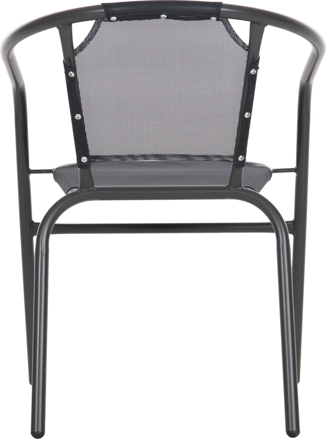 Karrige për jashtë LEDAN FH5977.01 metal & textilene, ngjyrë gri, 55x58x72H cm