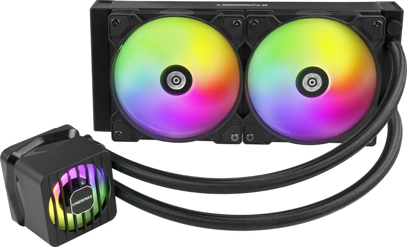 Ftohës uji Enermax LIQMAXFLO ELC-LMF240-ARGB, 240mm, RGB, i zi