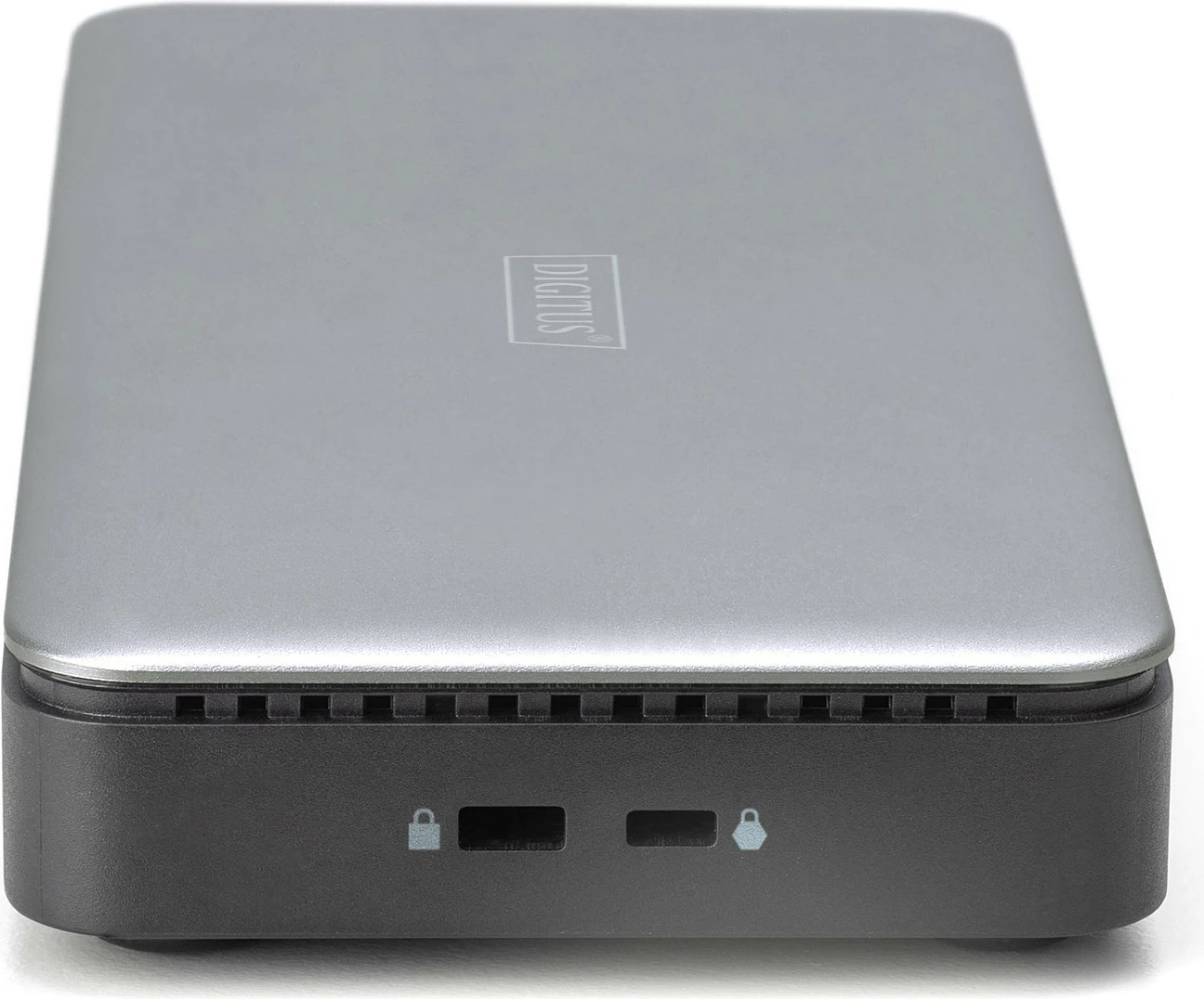 Docking station USB-C Digitus, 4K, 2x HDMI, 1x DP, RJ45, 10Gbps, me adapter, argjendtë