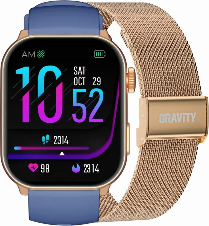Smartwatch për femra Gravity, rozë navy blue
