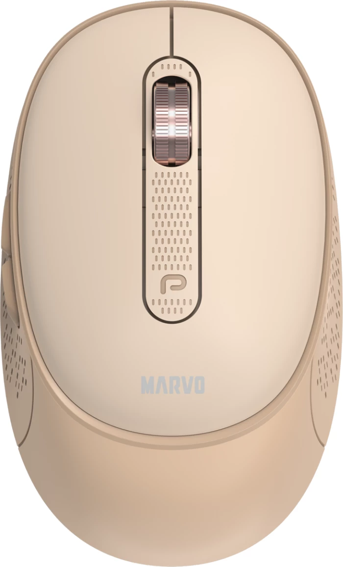 Maus Marvo WM111 wireless, BT + 2.4G, rechargeable, DPI 800-3200, rozë