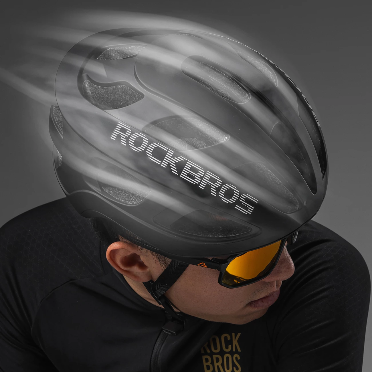Helmetë biçiklete Rockbros LK-66 58-62 cm 240 g, 20 ventilime, e zezë