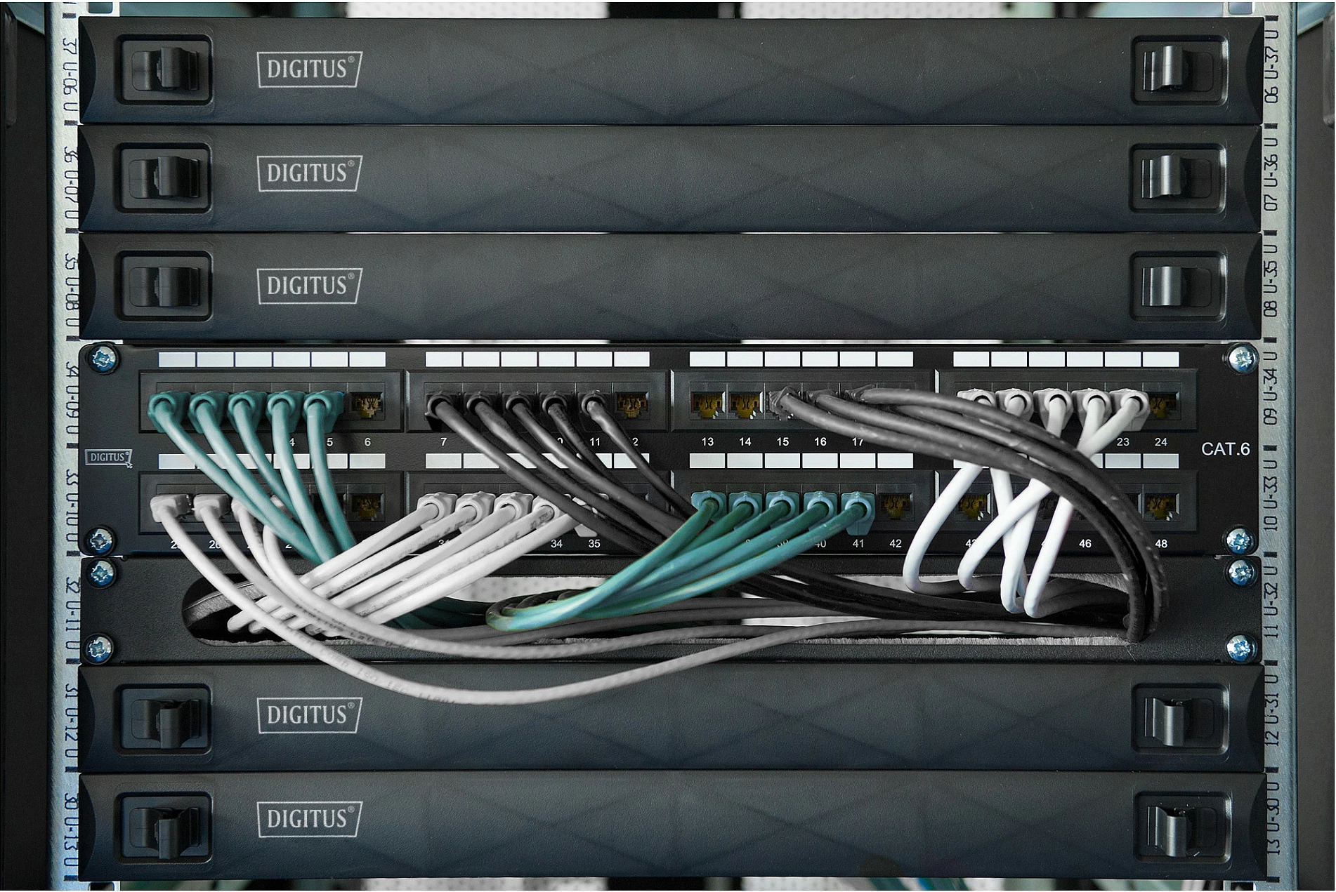 Keystone Jack Digitus Cat6A RJ45-LSA, i blindum, 500MHz, 48 copë, argjendtë