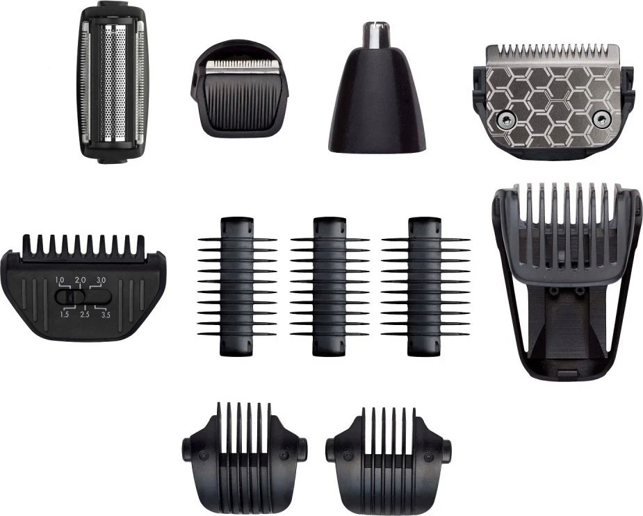 Trimer multifunksional BaByliss MT860E, me bateri, Black