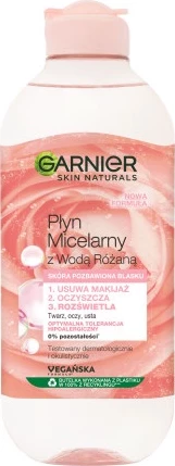 Ujë micelar për femra Garnier Skin Naturals me ujë trëndafili, 400ml