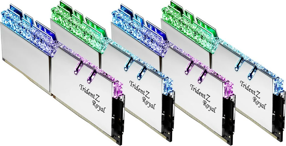 RAM Memorje G.Skill Trident Z Royal 64GB (4x16GB) DDR4-3600, RGB, silver