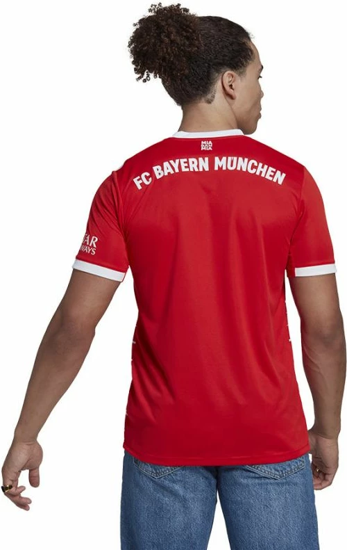 Fanellë adidas për meshkuj FC Bayern H Jsy M H39900, e kuqe dhe e bardhë [Madhësia: XL]