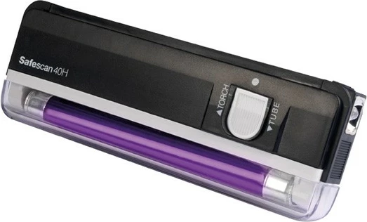 Detektor portativ SafeScan 40H, UV dhe LED, i zi