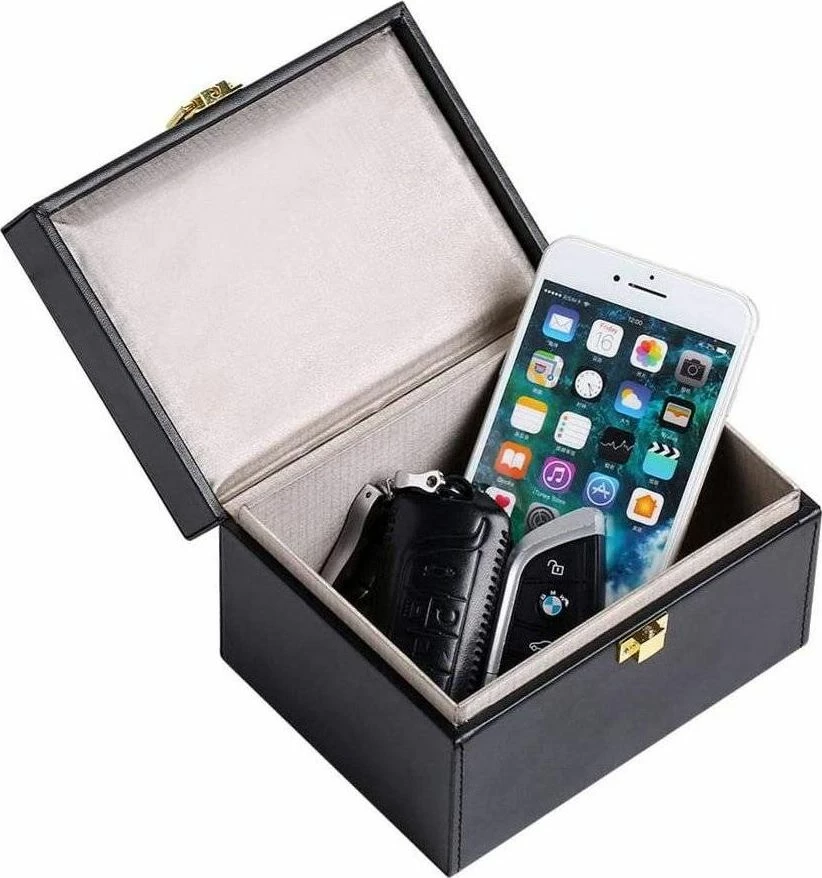 Kuti Faraday anti-vjedhje Hurtel Faraday Box 16x12x9 cm, e zezë