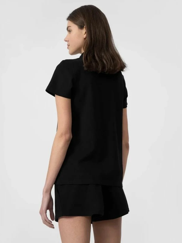 Maicë polo për femra 4F, e zezë [Madhësia: XS]