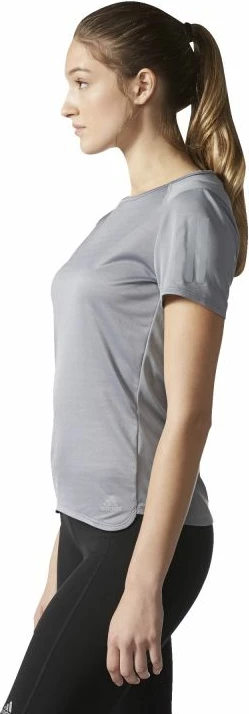 Adidas Response Bluzë me mëngë të shkurtra për femra, gri