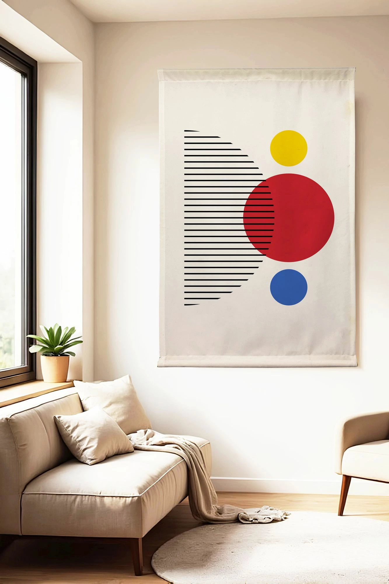 Pikturë dekorative poliestër Wallity, Polybaby 20, 100x140cm