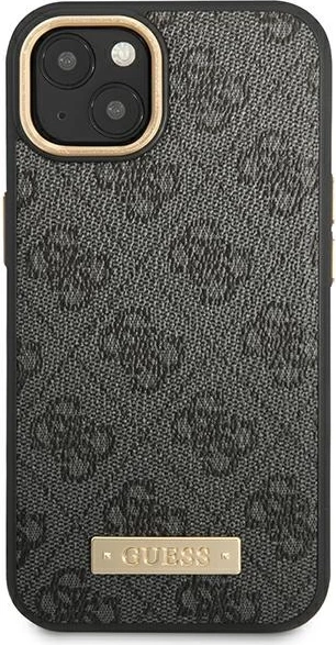 Mbështjellës Guess GUHMP14MU4GPRK për iPhone 14 Plus 6.7", MagSafe, i zi