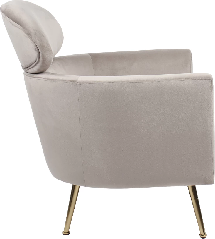 Karrige Testa, ngjyrë elefant, 72x76x85