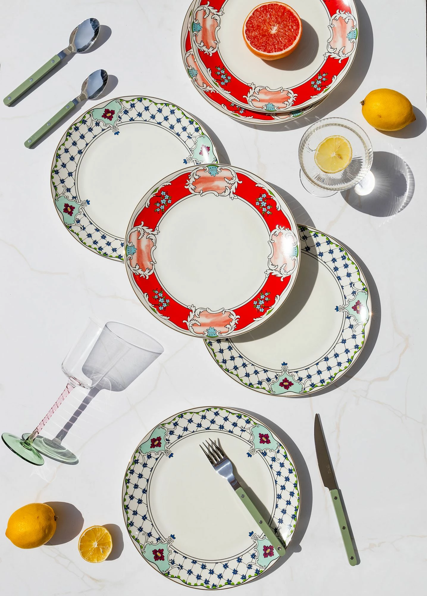 Set pjatash shërbimi (6 copë), Hermia, DNR0058