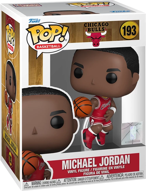 Figurinë koleksionuese Funko Pop! NBA Chicago Bulls Michael Jordan RS