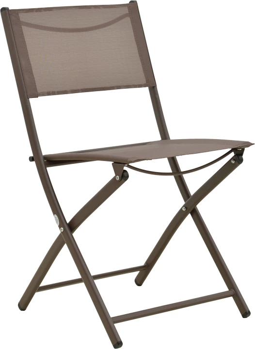 Karrige palosëse Jeve, metal champagne, textilene, 46x51x81cm, set prej 4 copash