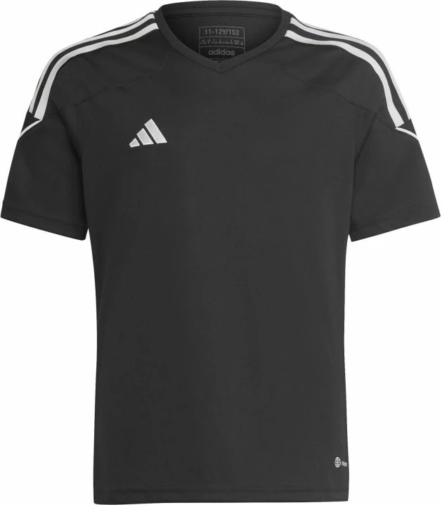 Fanellë futbolli për fëmijë adidas, e zezë