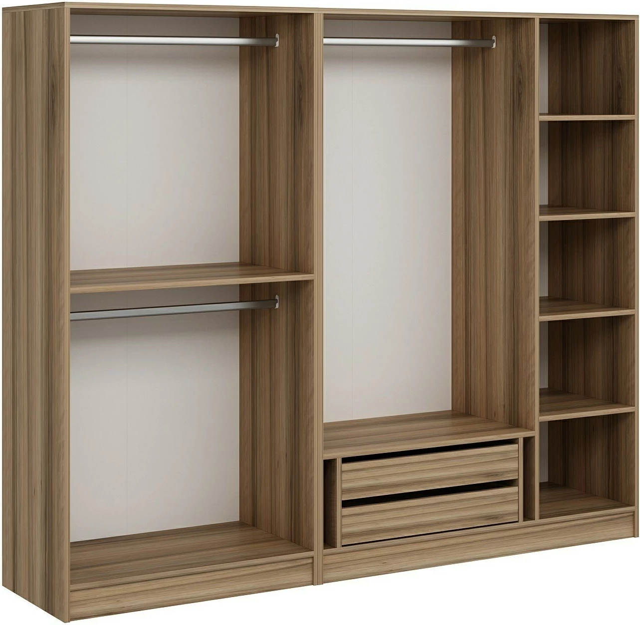 Dollap rrobash Skye Decor, ngjyrë dore, Kale 190