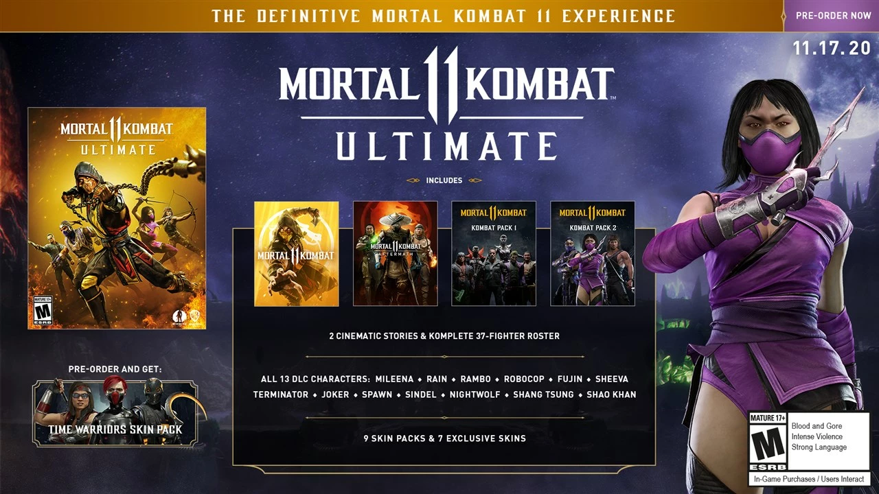 Lojë PS5 Warner Bros Interactive Mortal Kombat 11 Ultimate, me 3 DLC