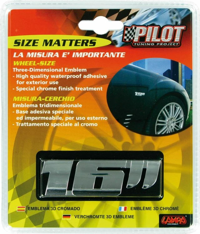 Shenja Dekoruese Chrome 16" 3d Pilot