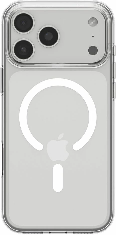 Mbështjellës Spigen Liquid Crystal MagSafe për iPhone 17 Pro Max, Transparent dhe Bardhë