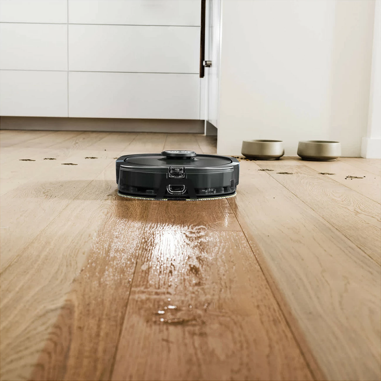 Robot fshesë Shark Matrix Plus, 2-në-1 me mop, Wi‑Fi, LiDAR, 110 min, zi/kaltër/argjendtë