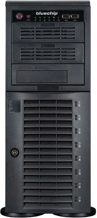 Server bluechip SERVERline T30341s, AMD EPYC 4124P, 32GB RAM, 2x480GB SSD, kasë e zezë