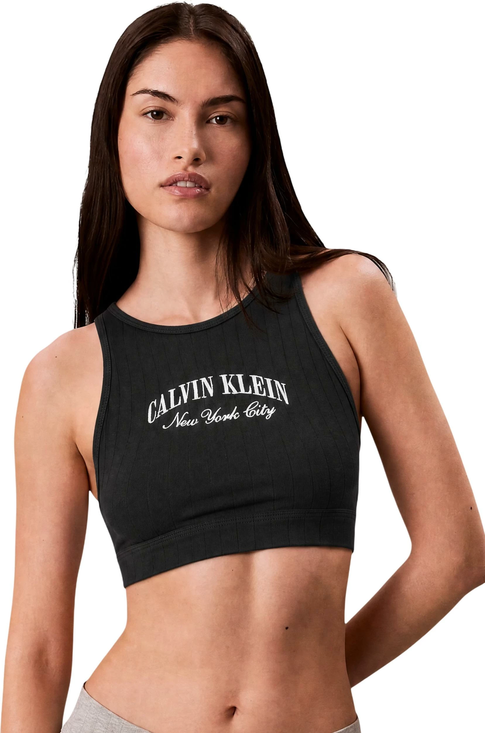 Sutjenë braletë pa mbushje Calvin Klein Underwear LV00QF8707 për femra, e zezë [Madhësia: XS]