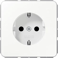 Prizë muri Jung CD 1520 WW, 1x Type F (Schuko), 16A, 250V, e bardhë