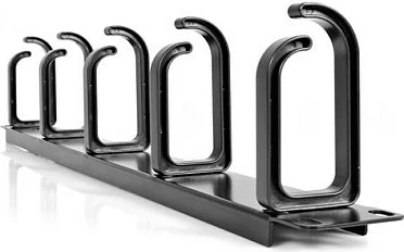 Panel menaxhimi kabllosh për rack StarTech 1U, metal 19", i zi