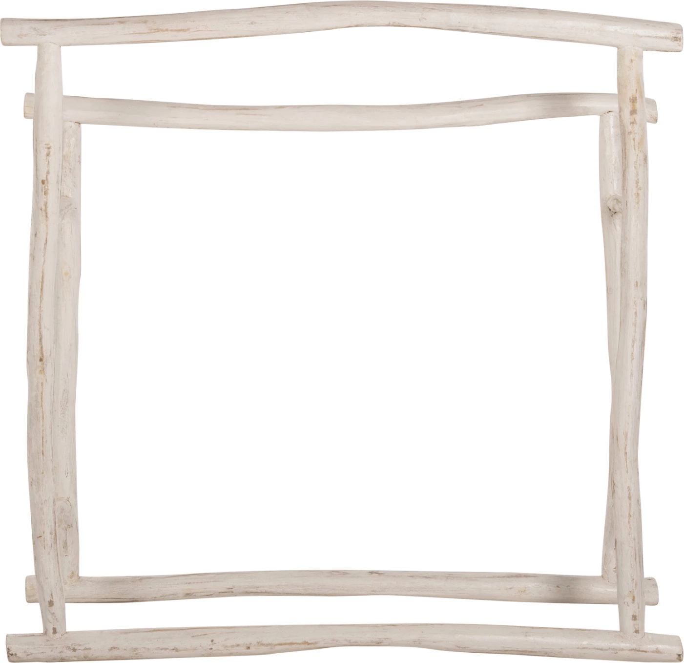 Varëse për peshqirë, degë tik, ngjyrë patina e bardhë, FH7908, 90x28x77-91H cm