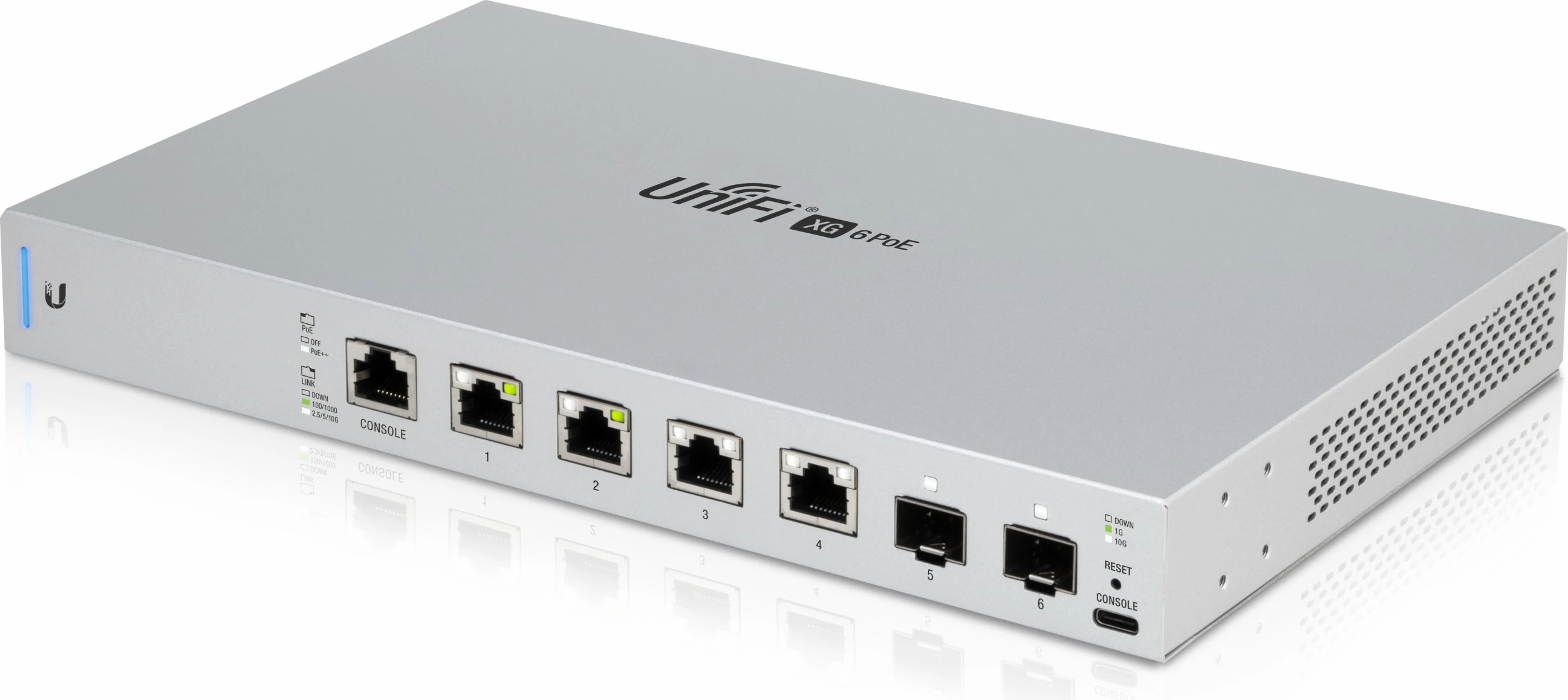 Switch Ubiquiti UniFi US-XG-6POE, 10G Ethernet, PoE, 1U, Gri