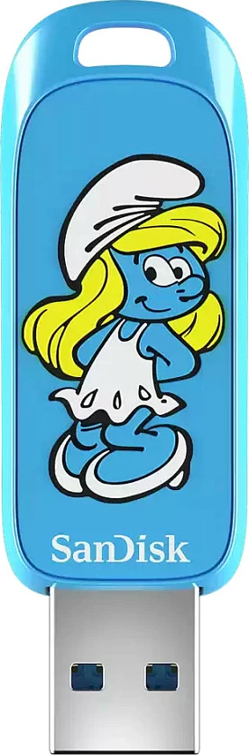 USB stik SanDisk Smurfette USB 3.2 Gen1 256GB 130MB/s, blu