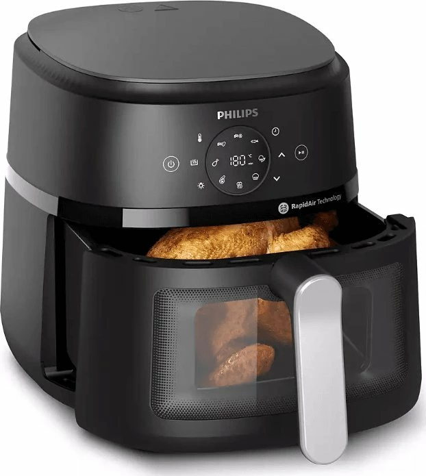 Fritezë pa vaj Philips NA231/00 6.2L 1700W 13 funksione, e zezë