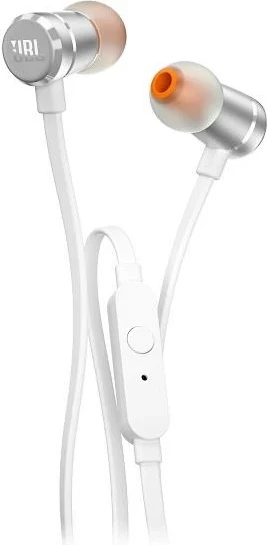 Kufje me kabllo JBL Tune 290, in-ear, mikrofon + kontroll 1-butoni, Pure Bass, argjend