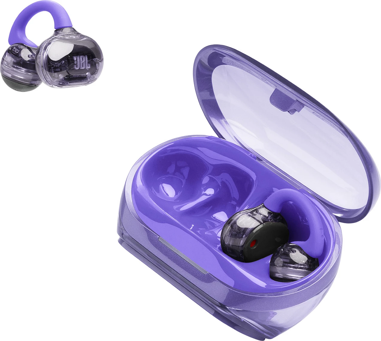 Kufje JBL Soundgear Clips, TWS, Bluetooth 5.4, IP54, 32 orë me kuti, USB-C, vjollcë