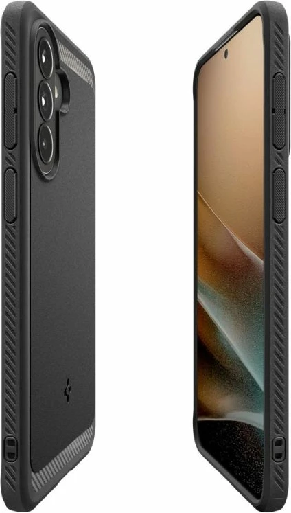 Mbështjellës telefoni Spigen Rugged Armor për Samsung Galaxy A57 5G, i zi