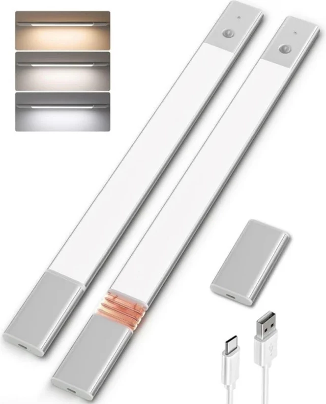 Ndriçues LED me bateri dhe sensor lëvizjeje 1902 – 20cm 4W