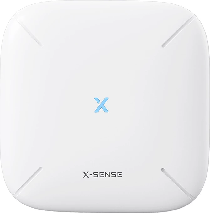 Stacion bazë për sensorë, X-Sense, SBS50, Wi‑Fi 2.4 GHz, alarm 100 dB, deri 50 pajisje, i bardhë