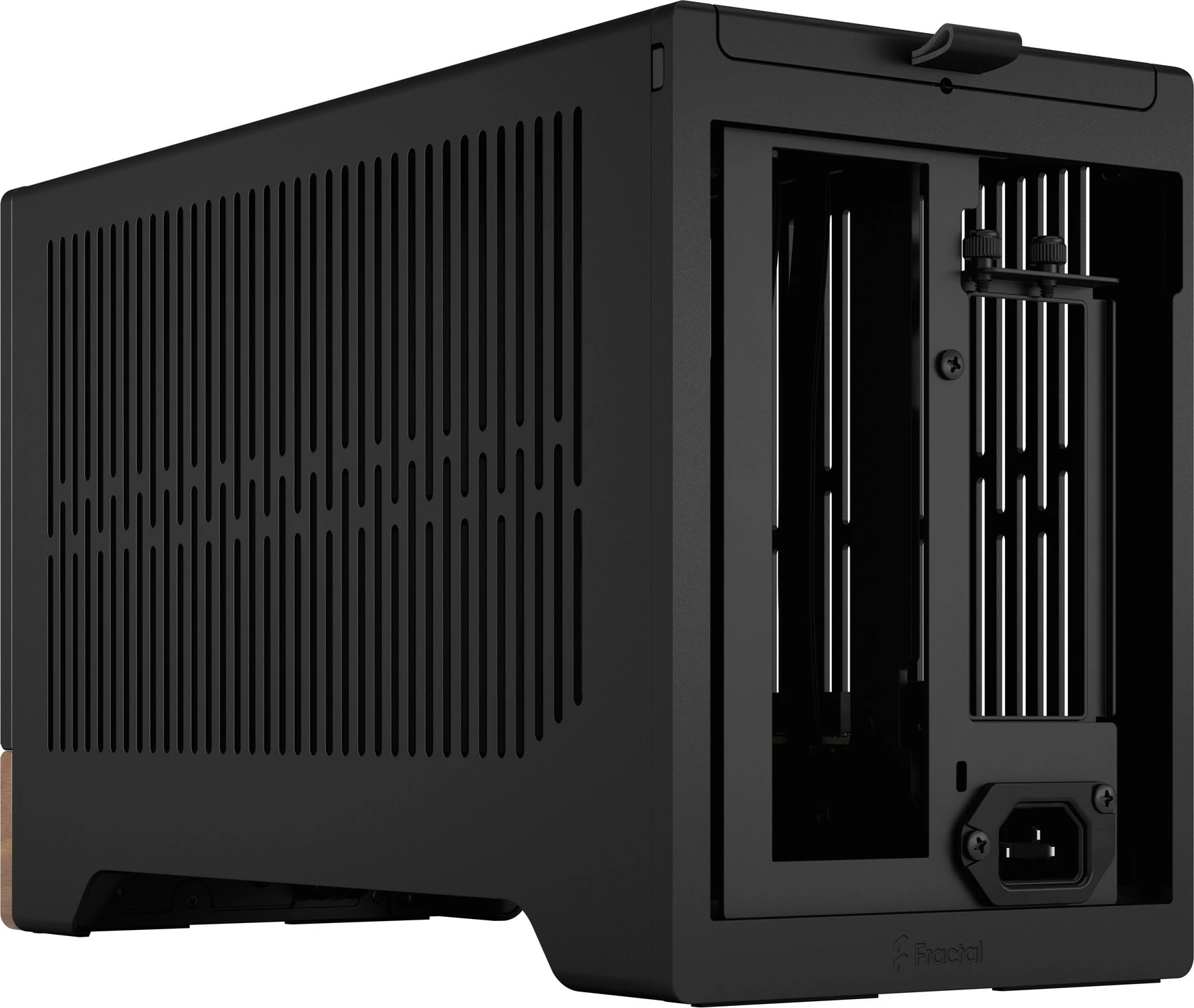Kasë Fractal Design Terra, Mini-ITX, Alumini, Walnut, Graphite