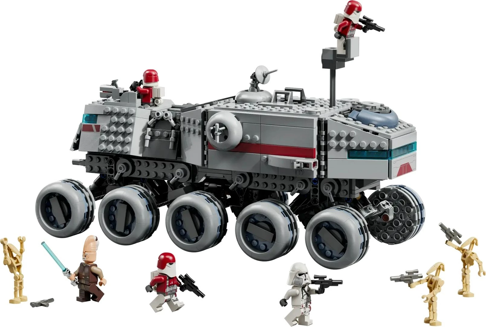 Set LEGO Star Wars Republic Juggernaut 75413 me 8 minifigura
