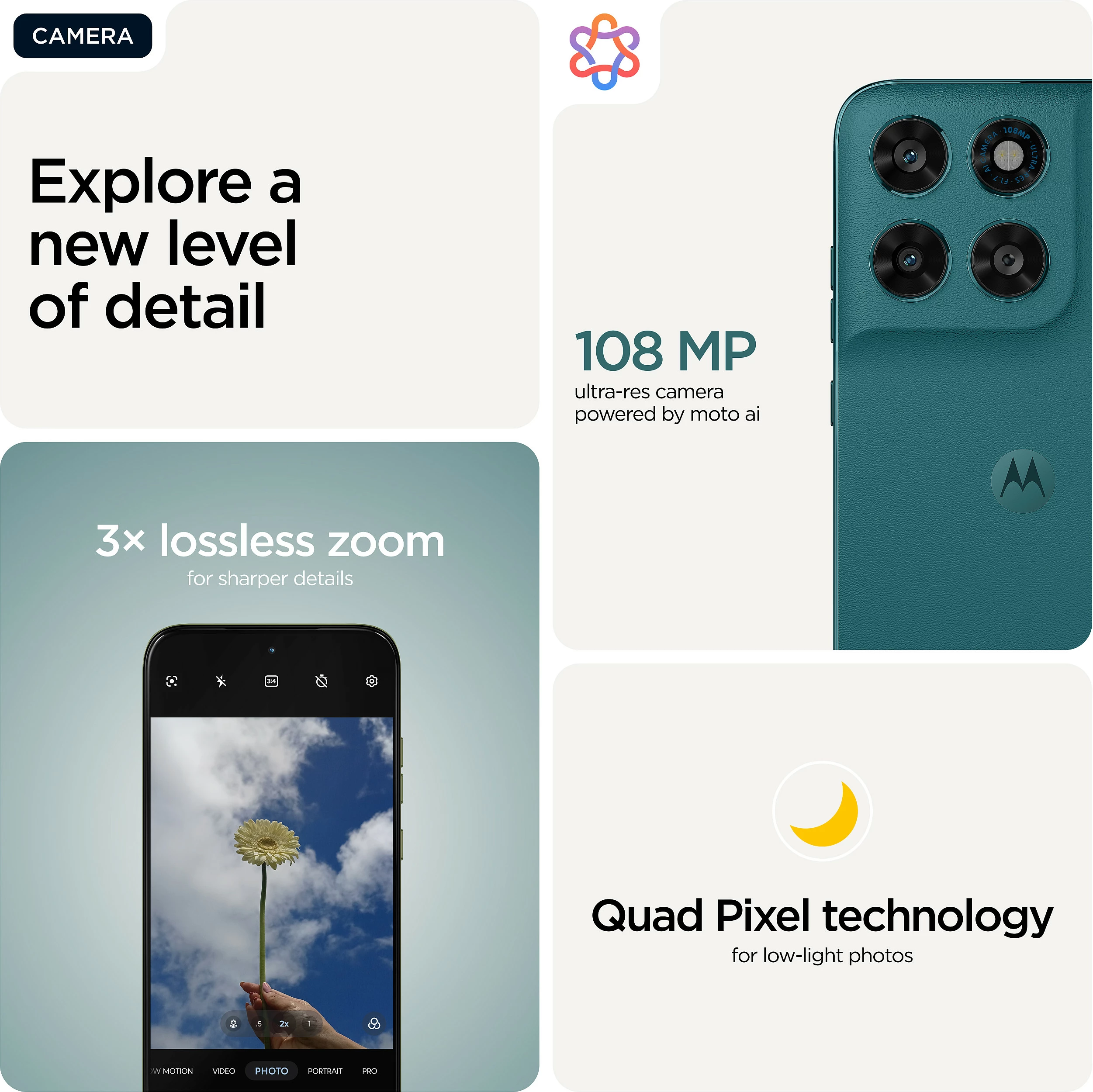 Celular Motorola moto g77, 8GB RAM 256GB, 6.8" AMOLED, 108MP, 5G, Green