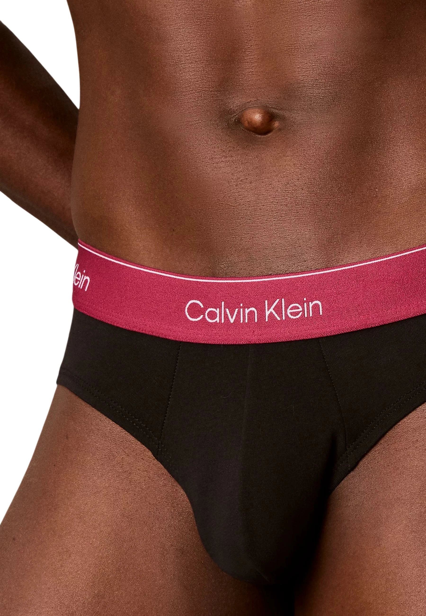 Të brendshme për meshkuj Calvin Klein Underwear HIP BRIEF LV00NB4388, të zeza/blu [Madhësia: S]